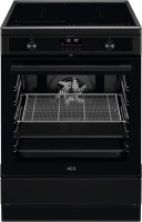 CIB6499APB Stand-Elektroherd mit Induktionsfeld matt schwarz, 73 l, Pizza-Stufe, schnelles Vorheizen, Heißluftgrill, pyrolytische Selbstreinigung