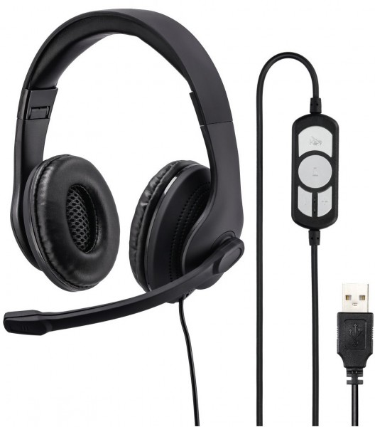 HS-USB300 PC-Headset schwarz