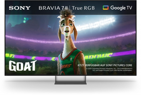 BRAVIA 7M2 K-75XR75M2 189 cm (75") True RGB LED TV schwarz, 4K Ultra HD, Smart-TV, HDR-Wiedergabe, 120 Hz, Sprachsteuerung