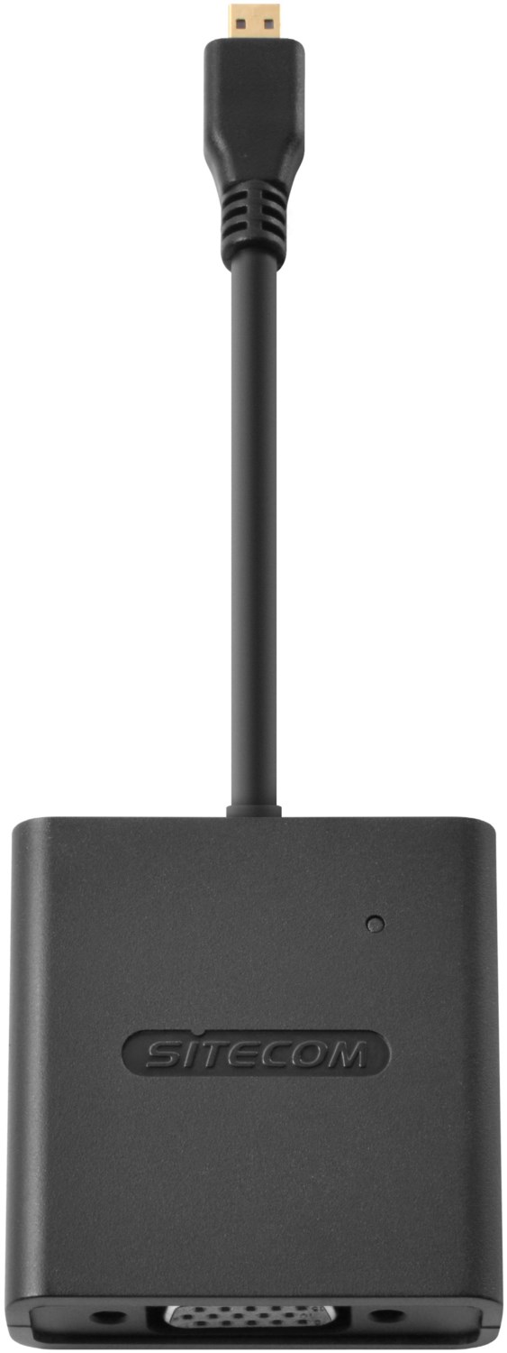 Micro-HDMI > VGA + Audio Adapter schwarz