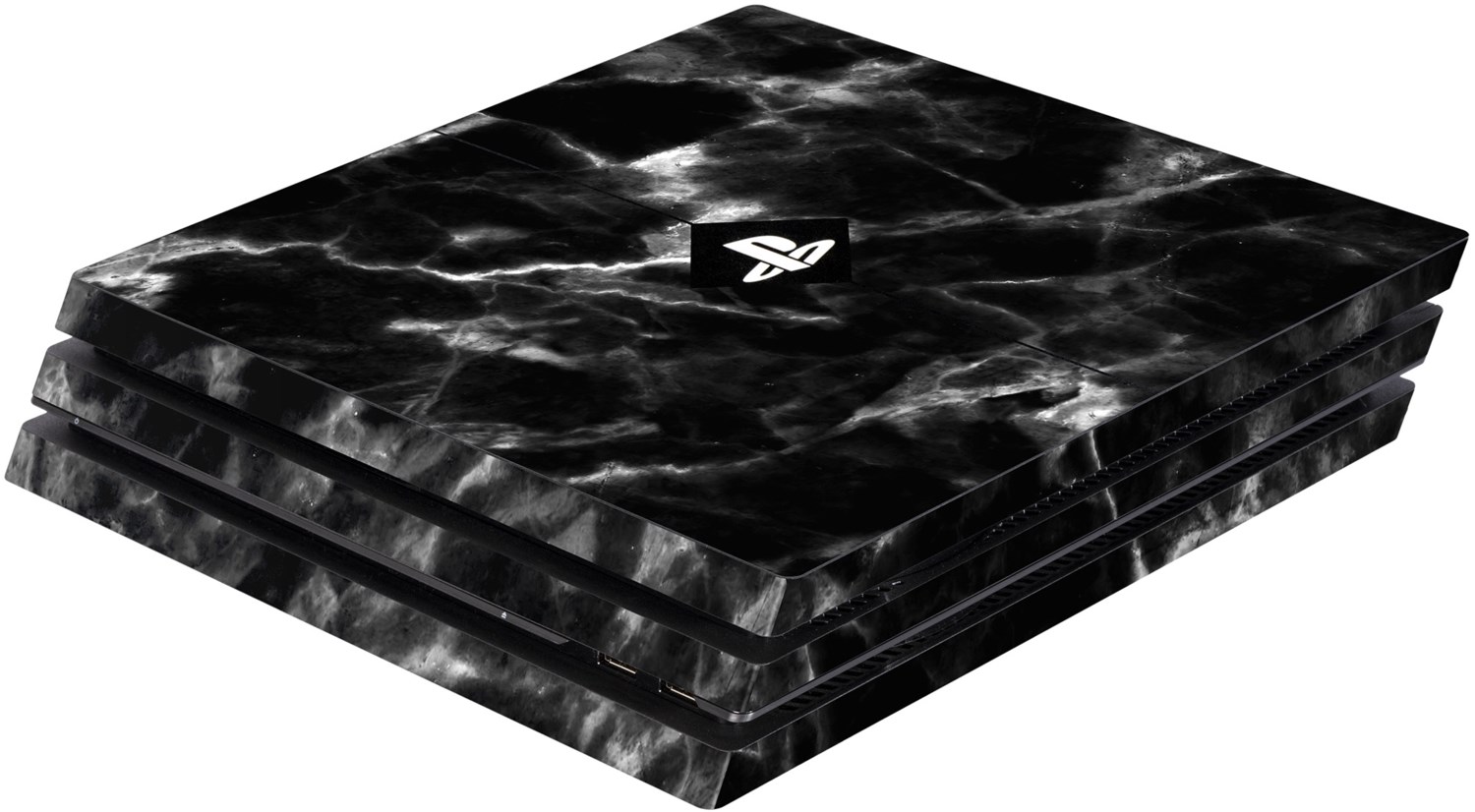 PS4 Pro Skin Black marble