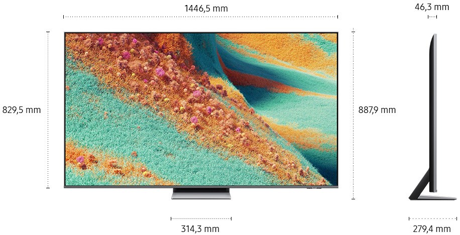 GQ65QN85FAU 163 cm (65") Neo QLED Vision AI Smart TV eclipsesilber