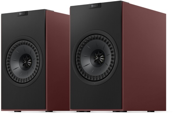 Coda W /Paar Regallautsprecher vintage burgundy