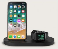 Wireless Charging Dock (7,5W) für Apple Watch/iPhone schwarz