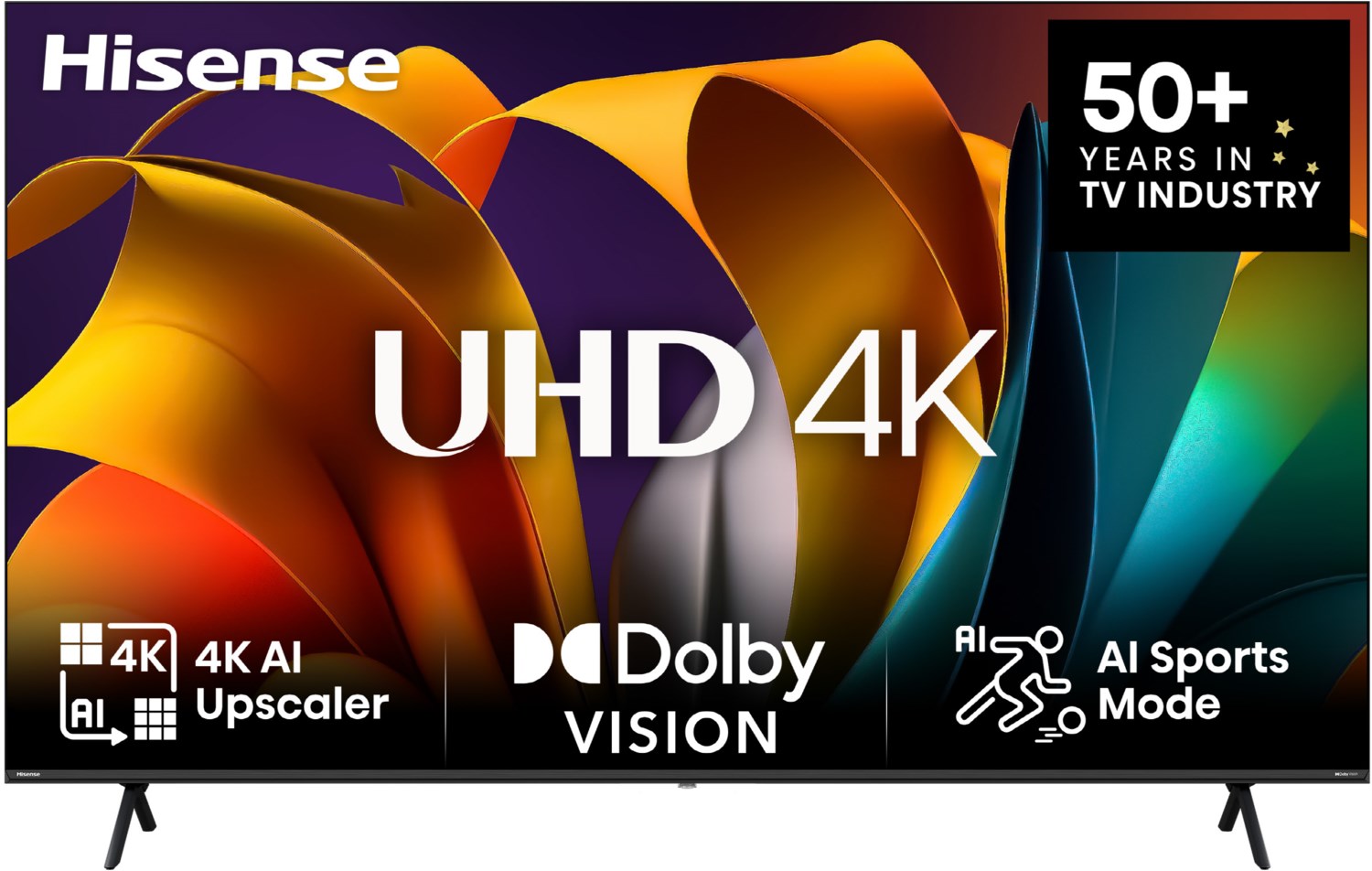 50A6N 126 cm (50") LCD-TV mit LED-Technik, 4K Ultra HD, Smart-TV, DVB-T2/DVB-C/DVB-S2, Sprachsteuerung