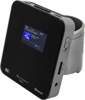 UR260 Uhrenradio schwarz/silber