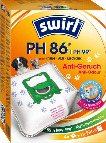 PH 86/99 Anti-Odour Micropor Plus Staubfilterbeutel