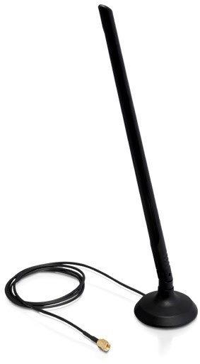 WLAN 802.11 b/g/n RP-SMA 6,5 dBi Antenne omnidirektional Gelenk