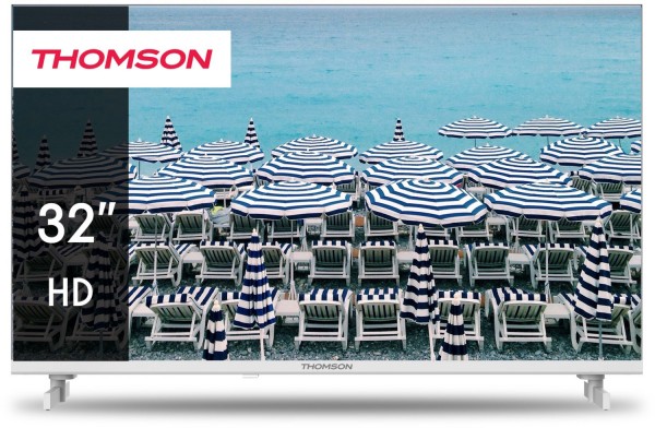 32HD2S13W 80 cm (32") LCD-TV mit LED-Technik weiss, HD Ready, DVB-T2/DVB-C/DVB-S2