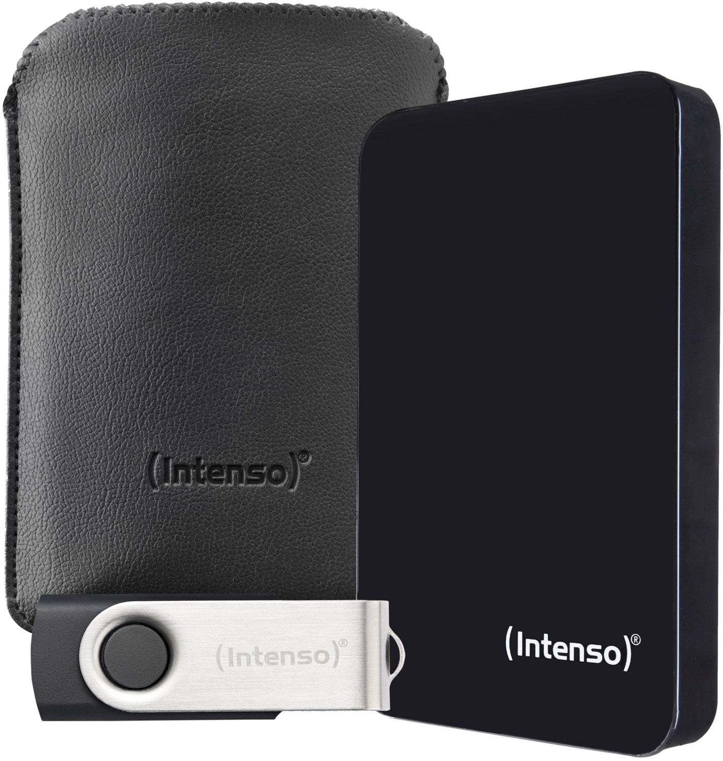 Image of Memory Drive 2,5" Bonuspack (1TB) Externe Festplatte schwarz inkl. USB Stick (64GB)