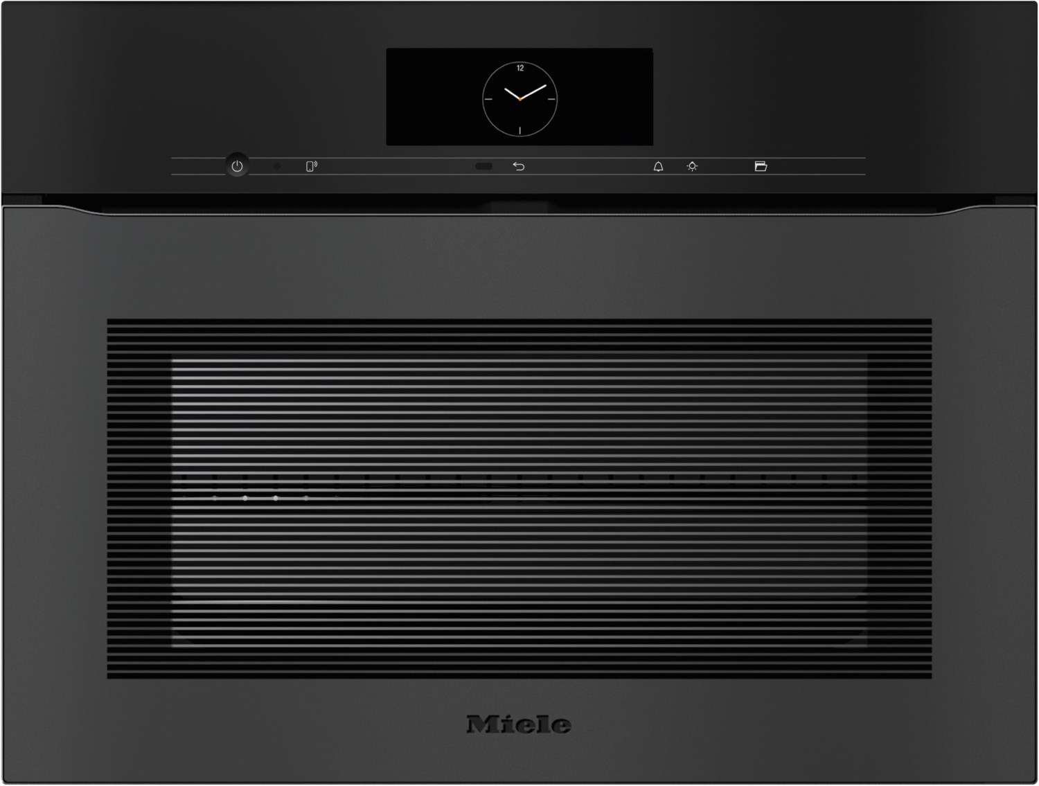 H 7840 BPX 125 Gala Ed Einbaubackofen Obsidianschwarz matt, 49 l, pyrolytische Selbstreinigung, 59,5 cm breit, A++