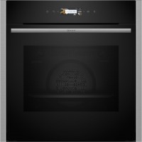 B24CR31N0 Einbaubackofen edelstahl, 71 l, Pizza-Stufe, schnelles Vorheizen, Hefeteig-Gärstufe, Brotback-Stufe, WLAN, Rückwand katalytisch beschichtet