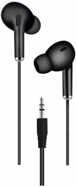 Ohrhörer In-Ear-Kopfhörer mit Kabel schwarz
