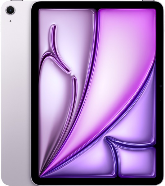 iPad Air 11" (128GB) WiFi (M3, 2025) violett, iOS, 10 Std. Akku, 12 MP Kamera, inkl. Zubehör: USB-C-Kabel