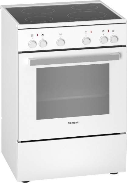 HK5P00020 Elektroherd mit Glaskeramikfeld weiß