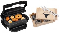 GC7148 Optigrill Snack.&Bake Bundle Kontaktgrill inkl. WMF Steakbesteck (12tlg.)