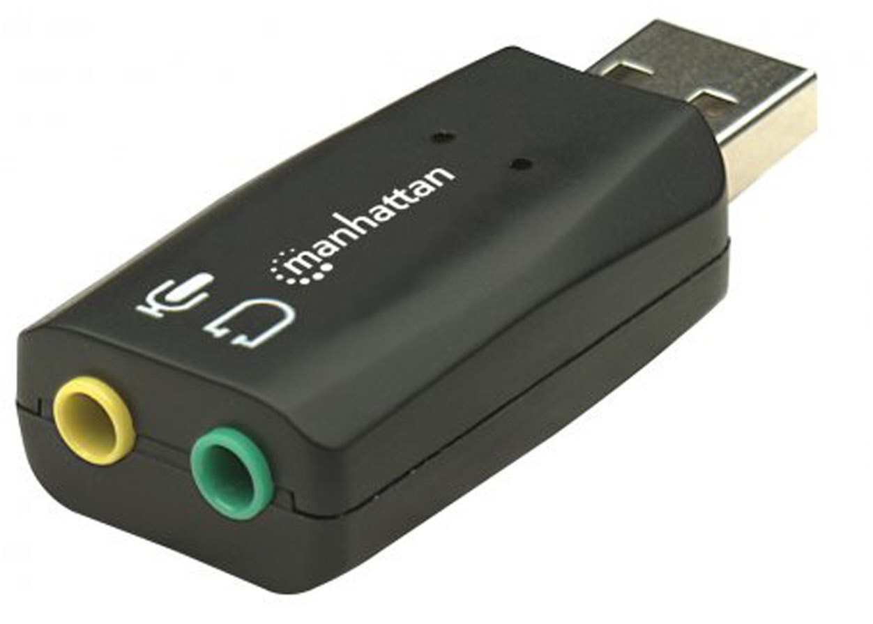 Sound Adapter 3D USB schwarz