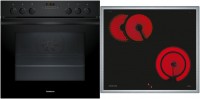 CX53EK05T Herdset bestehend aus CH4M61163 + CM623052 schwarz + edelstahl