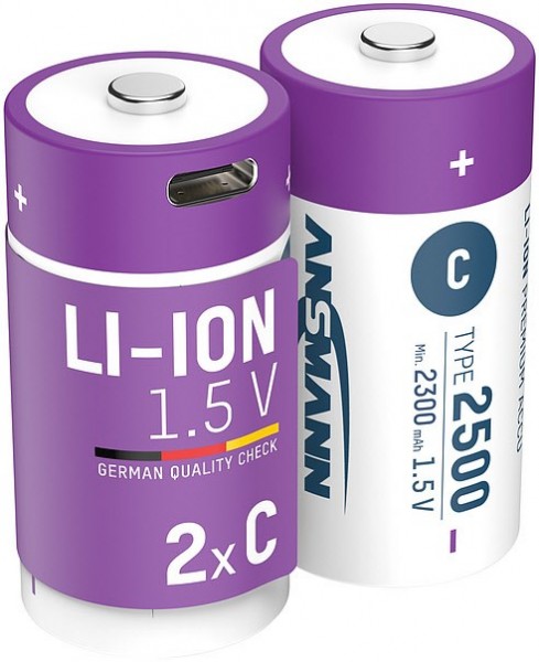 Li-Ionen Baby C (2.300mAh) 2er Akku