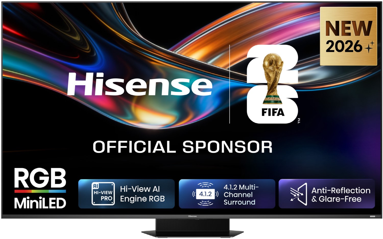 65UR9DS 164 cm (65") RGB MiniLED-TV anthrazit, 4K Ultra HD, Smart-TV, DVB-T2/DVB-C/DVB-S2, Sprachsteuerung