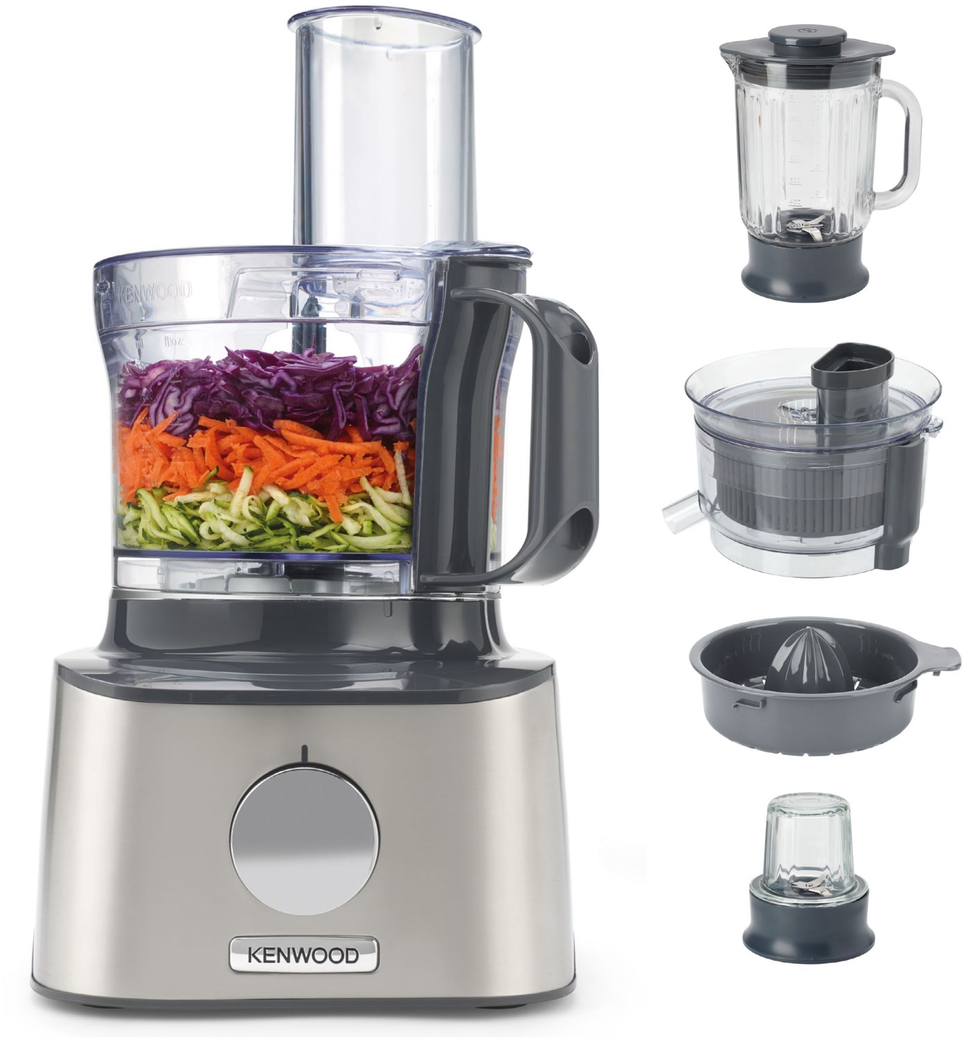 Kenwood FDM307SS MultiPro Compact Küchenmaschine silber/grau EURONICS