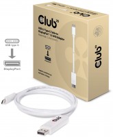 USB 3.1 C > DP 1.2 UHD (1,2m) Kabel Stecker > Stecker