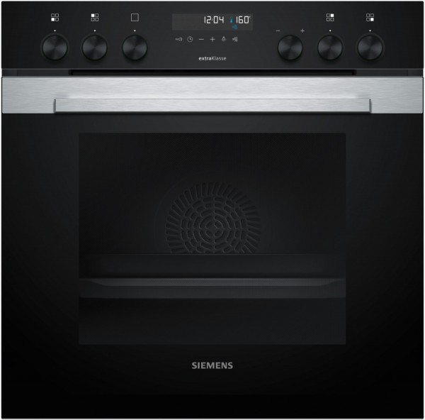 HE378HBS4 Einbaubackofen edelstahl, 71 l, Pizza-Stufe, schnelles Vorheizen, pyrolytische Selbstreinigung, 59,4 cm breit, A+, iQ500