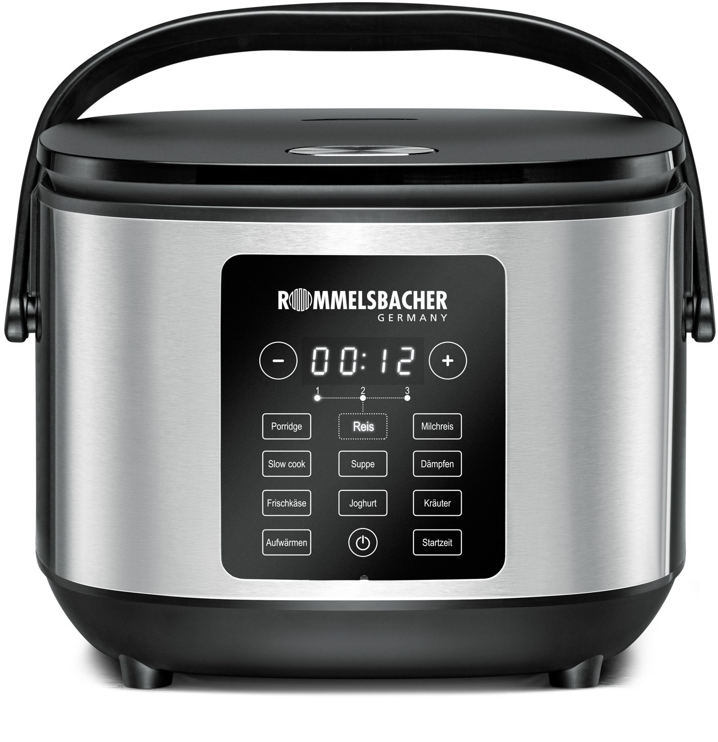 MRK 650 Reiskocher edelstahl/schwarz