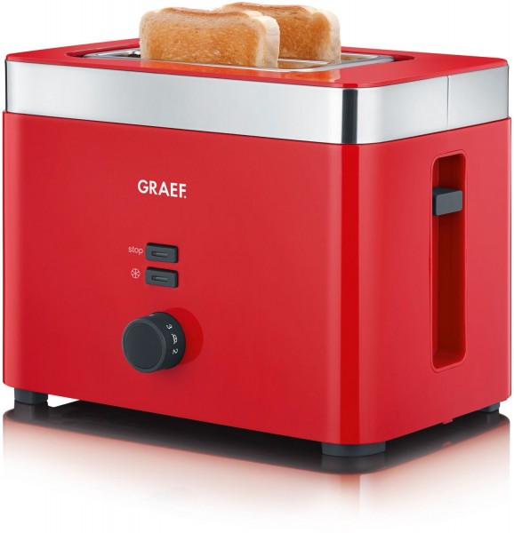 TO 63 Kompakt-Toaster rot