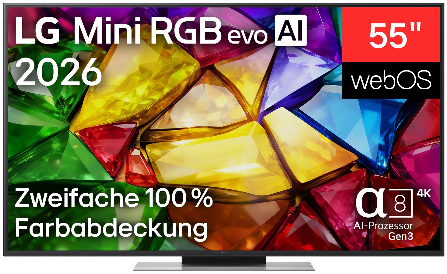 Image of 55MRGB87B9B 139 cm (55") Mini RGB evo AI TV
