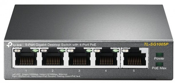 TL-SG1005P 5-Port Gigabit Ethernet Switch