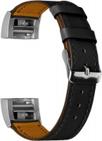 Lederarmband für Fitbit Charge 2 schwarz