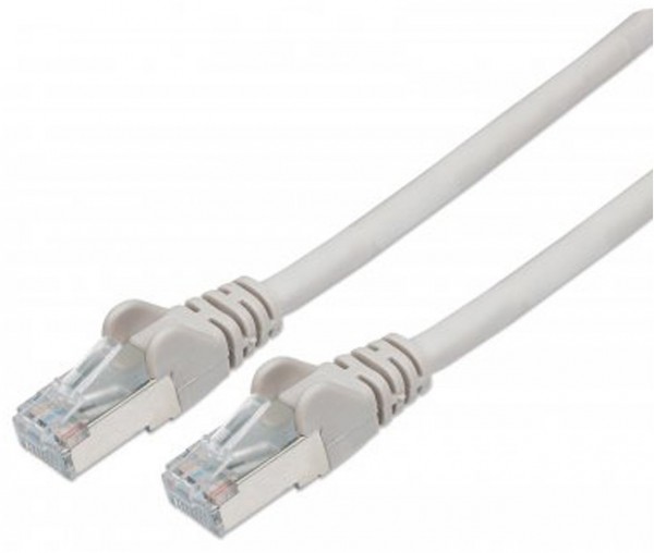 Patchkabel mit Cat7-Rohkabel S/FTP Patchkabel grau (15 m)