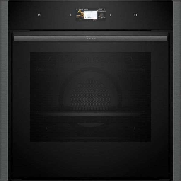 B64CS71G0K Einbaubackofen graphit, Pizza-Stufe, schnelles Vorheizen, Hefeteig-Gärstufe, Brotback-Stufe, WLAN, pyrolytische Selbstreinigung