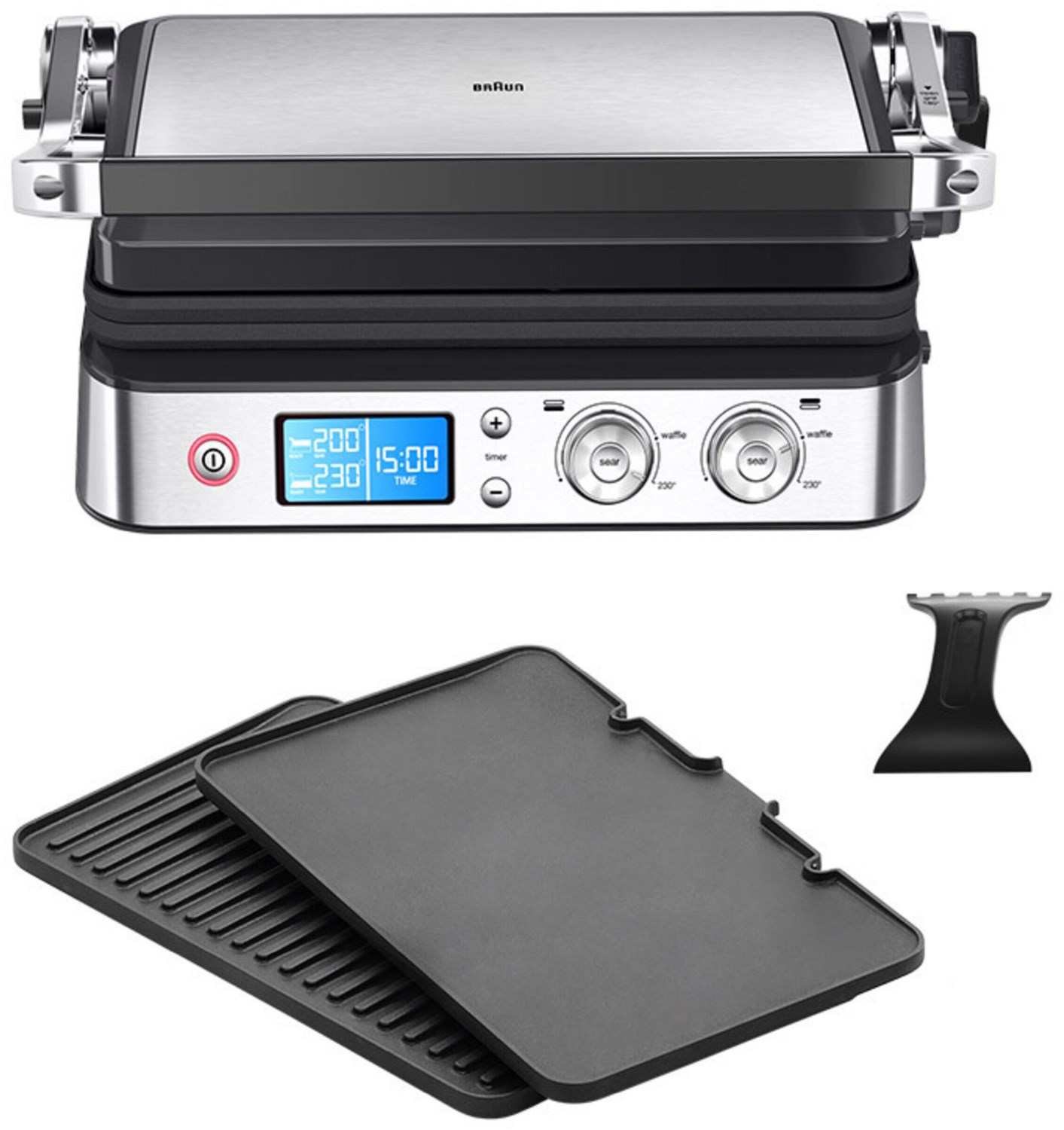 Image of CG 9040 Kontaktgrill schwarz/edelstahl