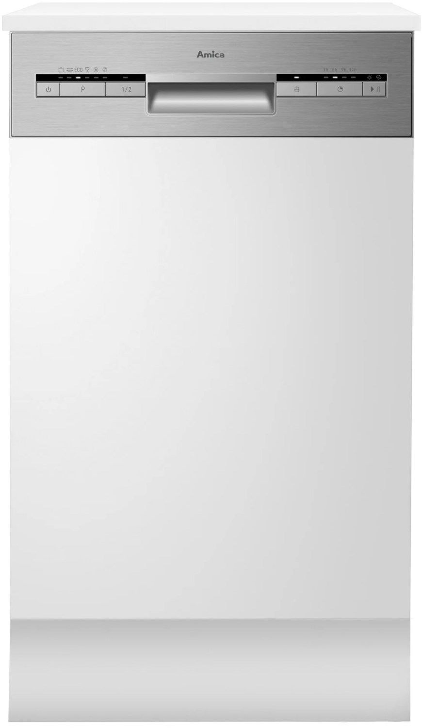 EGSP 560 911 E Einbau-Geschirrspüler teilintegriert 45 cm edelstahl