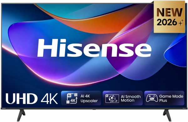 58A6S 146 cm (58") LCD-TV mit LED-Technik schwarz, 4K Ultra HD, Smart-TV, DVB-T2/DVB-C/DVB-S2, Sprachsteuerung