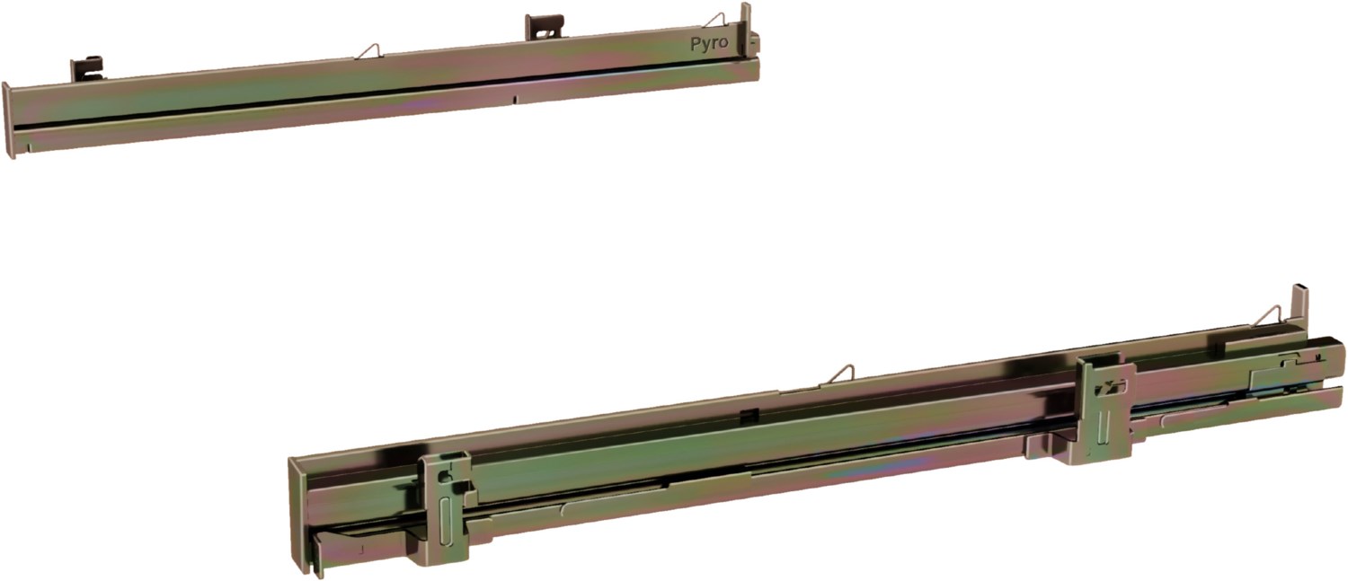 Image of Z1608CX0 Clip-Vollauszug edelstahl