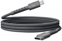 FlexWave USB-C>Lightning Kabel (2m) strom grey