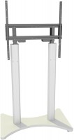 Resida Motorisierter TV-Standfuß silber/weiß