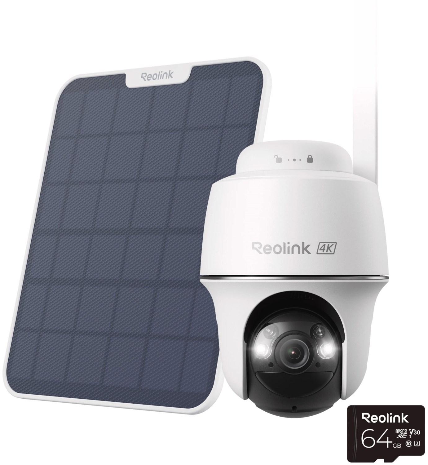Reolink Go Series G440 - 4K LTE-Außenkamera mit Solarpanel 2 - Weiß