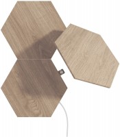 Elements Wood Look Hexagon 3PK Stimmungsleuchte