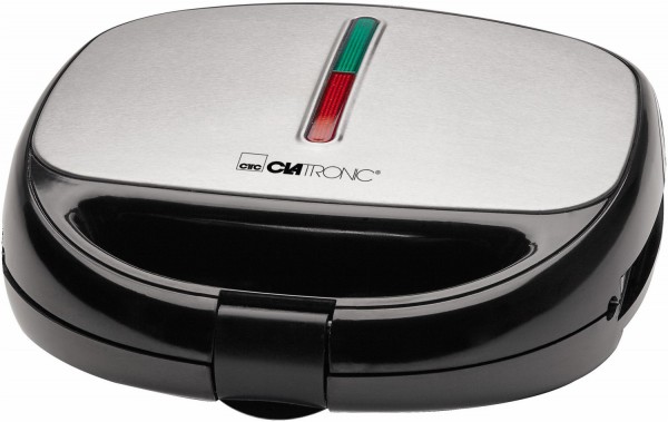 ST/WA 3670 Sandwich-Toaster mit Grillplatten edelstahl/schwarz