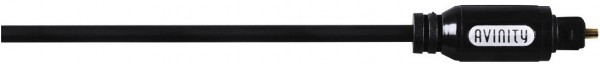 Audio-Lichtleiter-Kabel (0,75m) schwarz