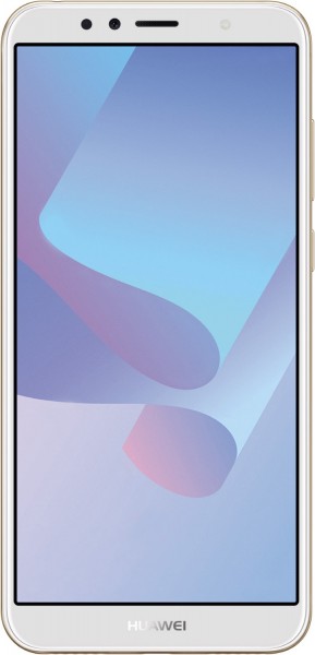 Y6 2018 Dual-SIM Smartphone gold, 16 GB Speicher, 2 GB RAM, 13 MP Kamera, 5,7 Zoll Display, LTE, Android, Quad Core