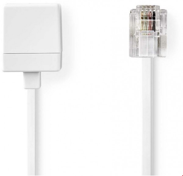 TCGL90205WT100 RJ11-Kabel (10m) RJ11 Stecker > RJ11 Buchse weiß