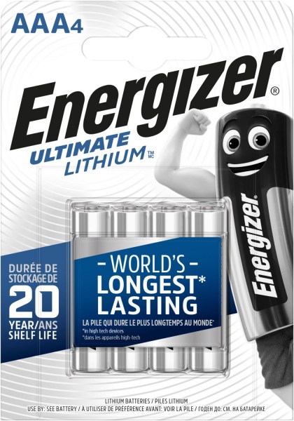Micro Lithium 1,5V 4er Blister Micro-Batterie
