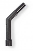 VCBE11235 Handgriffe gebogen 35mm Schraubenmanschette + Klick-Ring Staubsauger-Zubehör