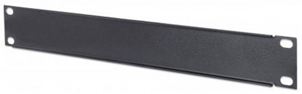10" Blindabdeckung 1HE Zubehör schwarz