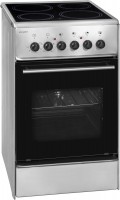 ECM 5 F-4 Inox Elektroherd mit Glaskeramikfeld, 46 l, 48,5 cm breit, A, edelstahl, 4 Kochzonen